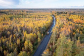 На трассе Р-23 под Лугой с 23 сентября ввели новую схему движения