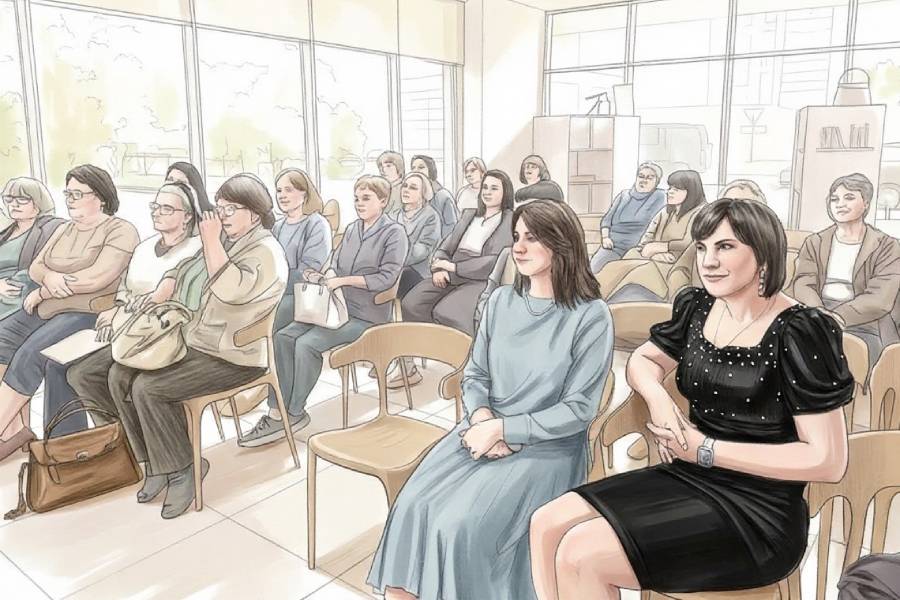 Творческая встреча в библиотеке